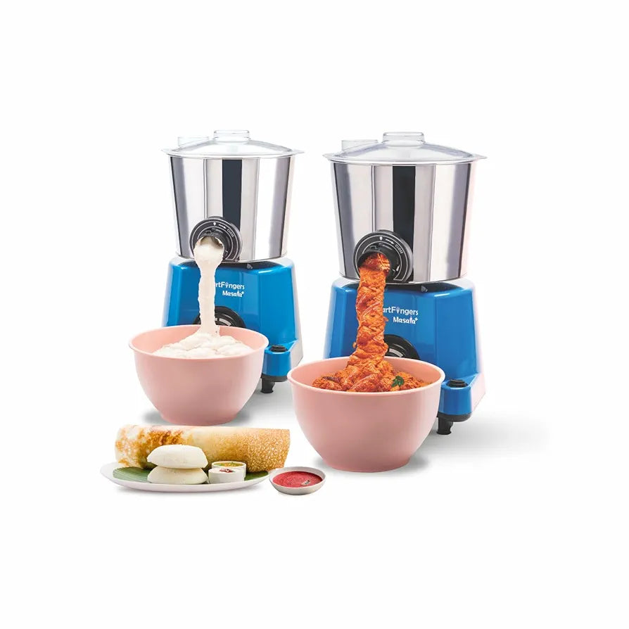 SMART FINGERS MASALA PLUS 2L BLUE WET GRINDER SMART FINGERS MASALA PLUS 2L BLUE WET GRINDER